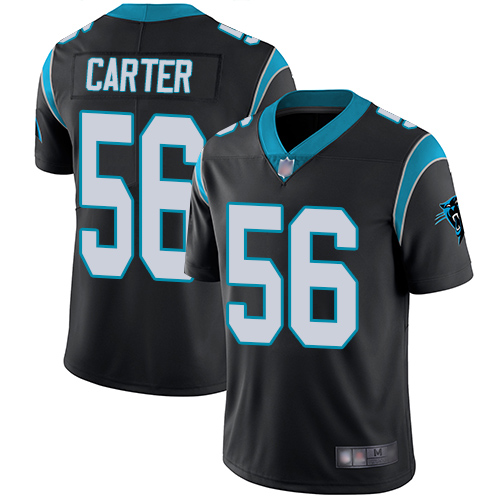 Carolina Panthers Limited Black Youth Jermaine Carter Home Jersey NFL Football 56 Vapor Untouchable